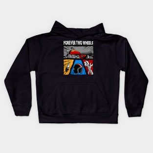 two wheel Kids Hoodie